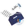 Shoe tongue tags school uniform name tapes printed fabric iron on labels